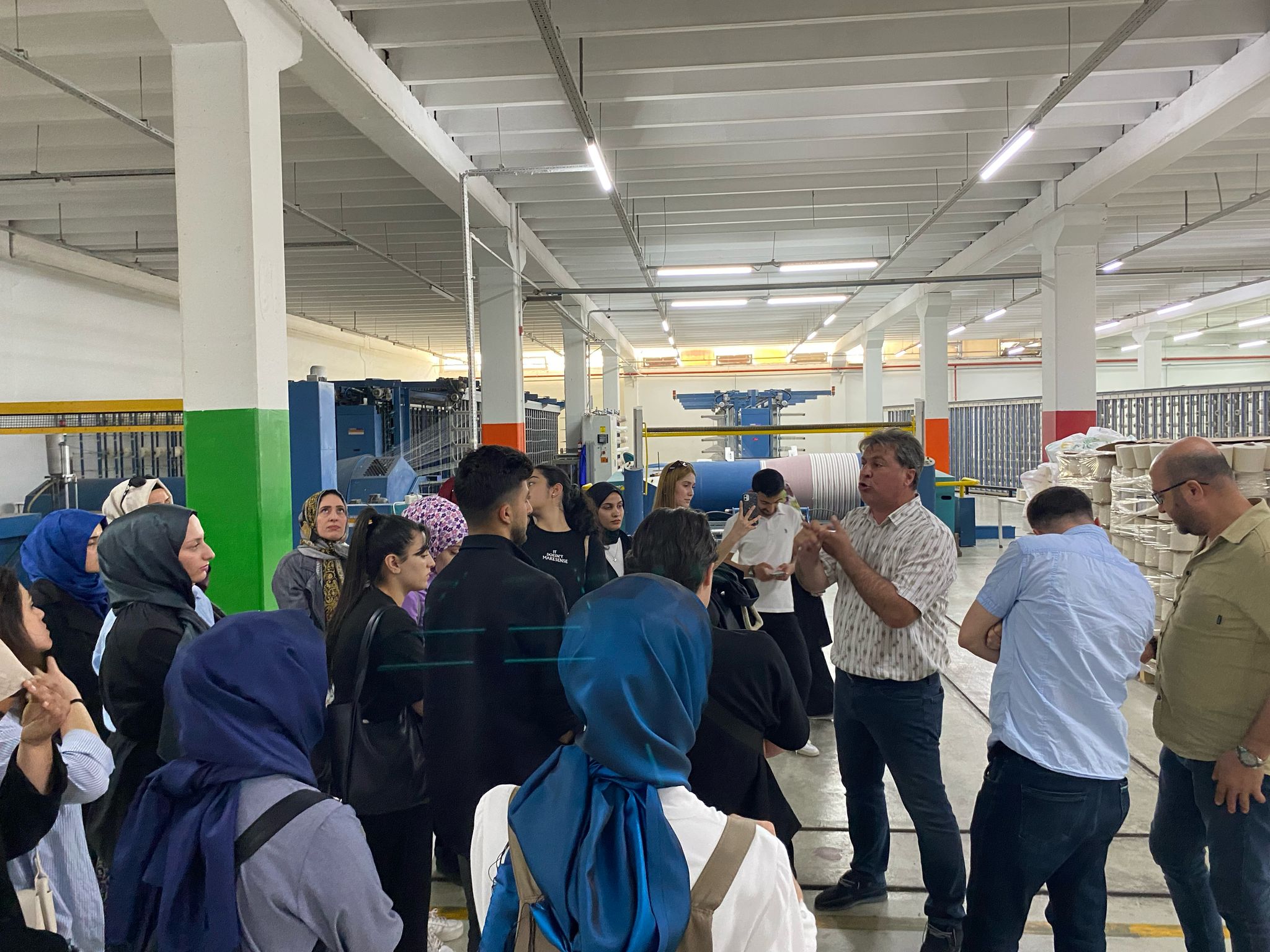 Pinteks İplik Boya ve Dokuma Firmasına Teknik Gezi